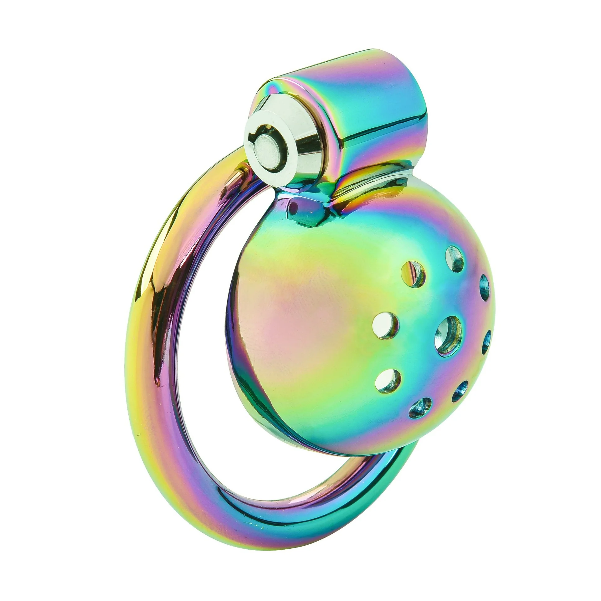 1-Click Unlock Metal Chastity Cage