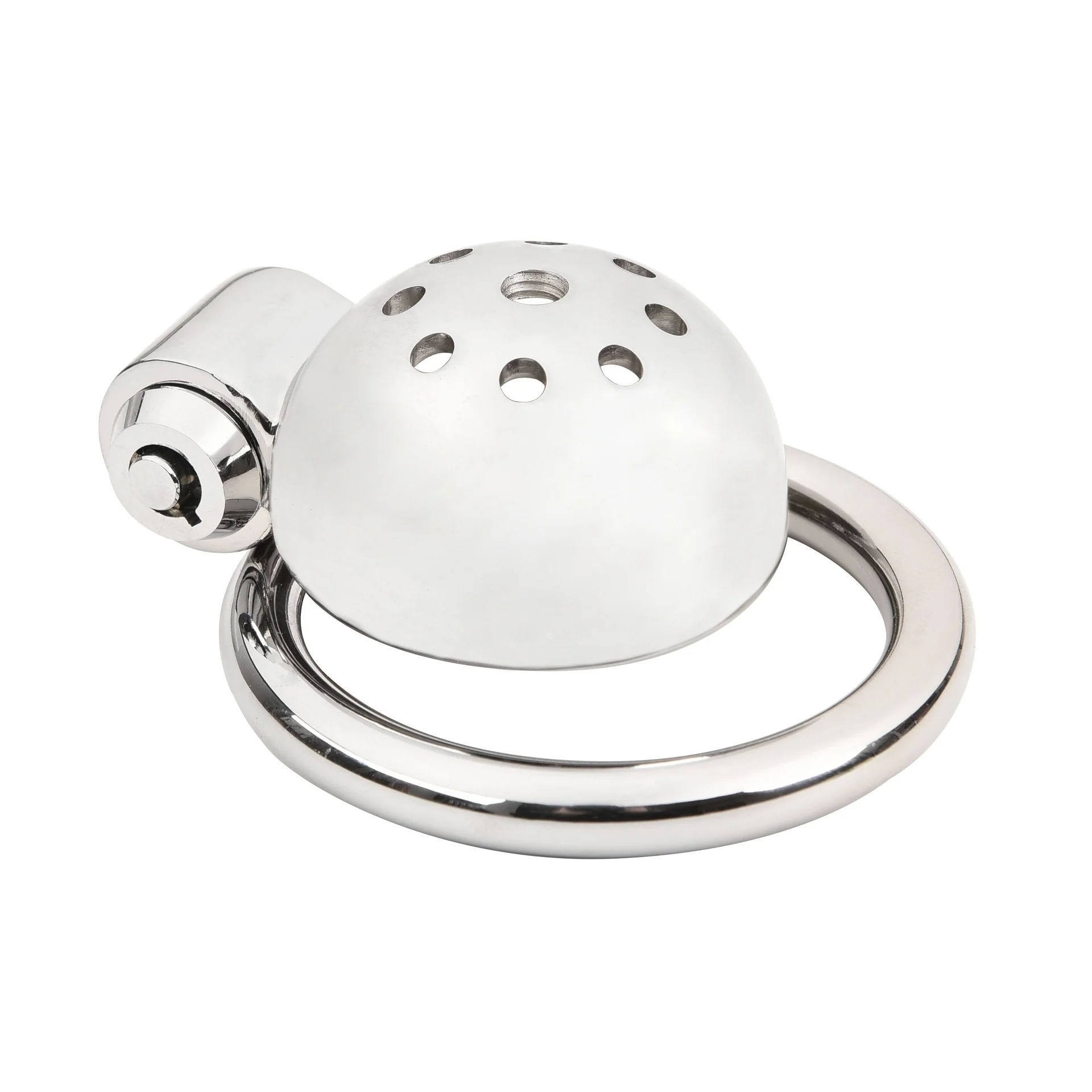 1-Click Unlock Metal Chastity Cage - Image 10