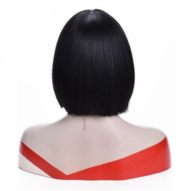 10 Inches Short Bob Wig with Bangs - Image 2