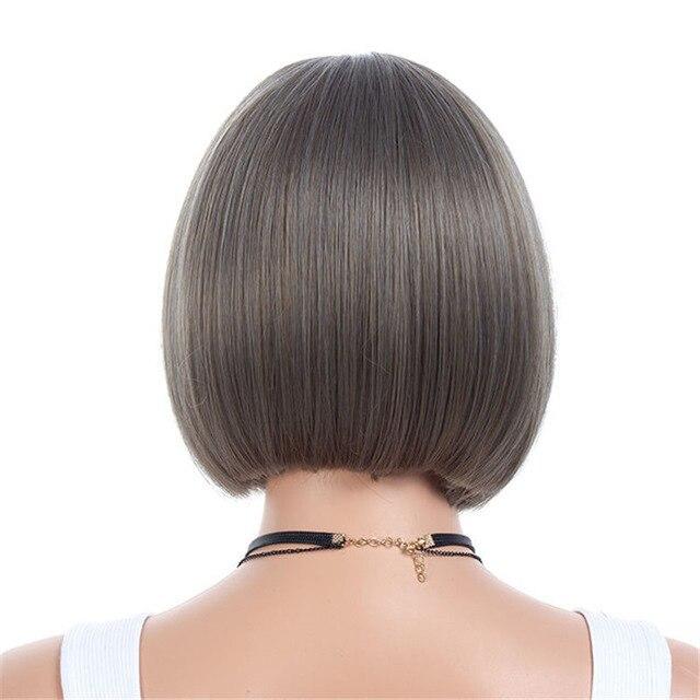 10 Inches Short Bob Wig with Bangs - Image 5