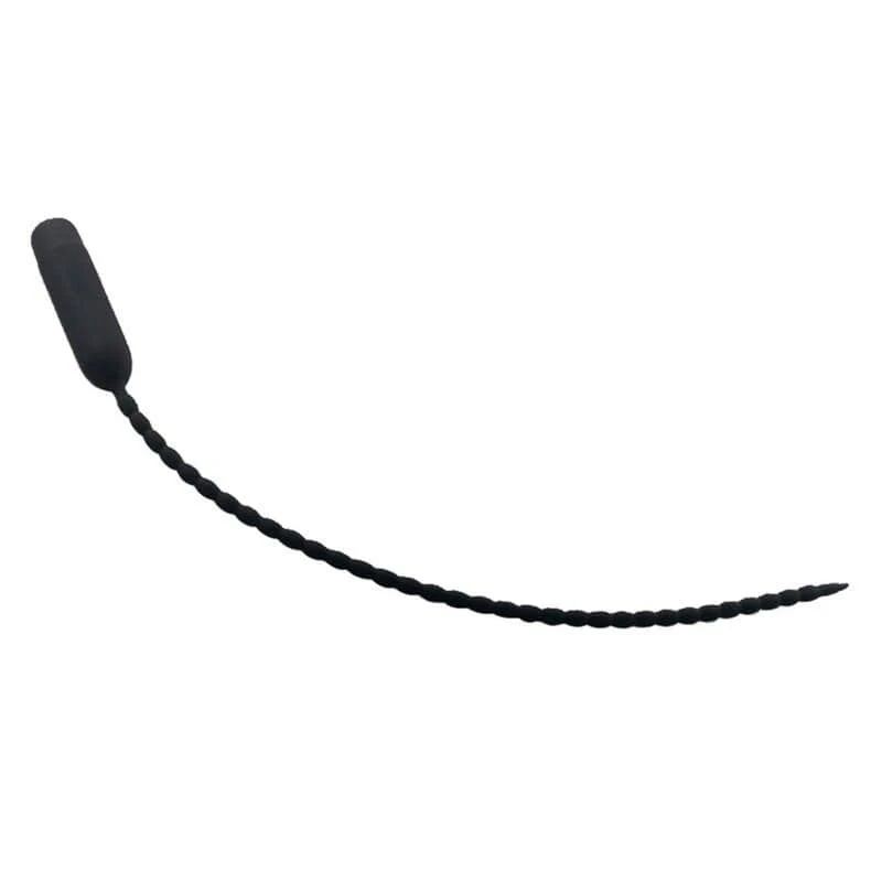 10-Speed Beaded Silicone Penis Plug 14 Inches Long - Image 3