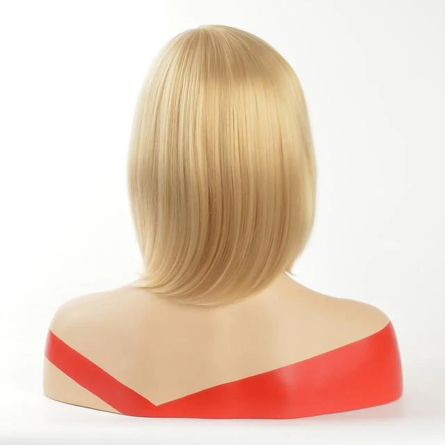 12 Inches Short Bob Wig with Bangs - Image 5