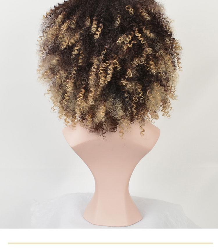 12 Inches Short Ombre Curly Wig - Image 2