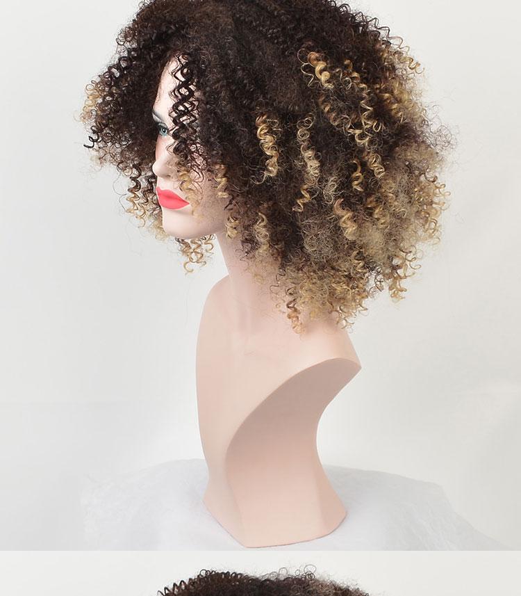 12 Inches Short Ombre Curly Wig - Image 3