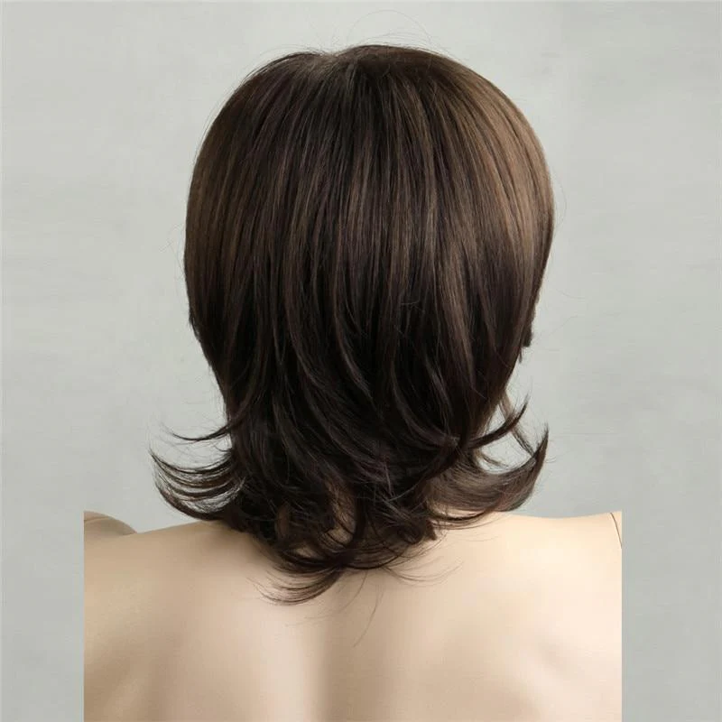 12 Inches Short Wig with Bang - Image 4