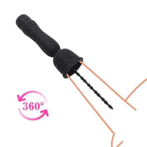 16-Speed Rotating Vibration Penis Plug - Image 5
