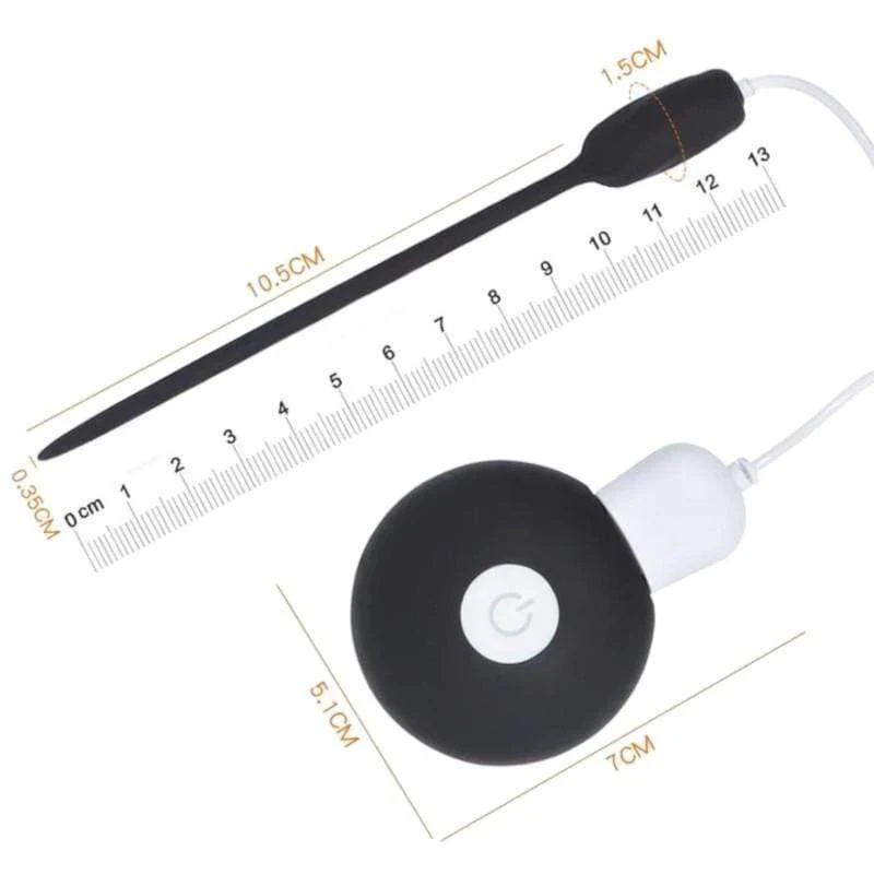 20 Speeds USB RECHARGEABLE Urethral Catheter Penis Plug - Image 7