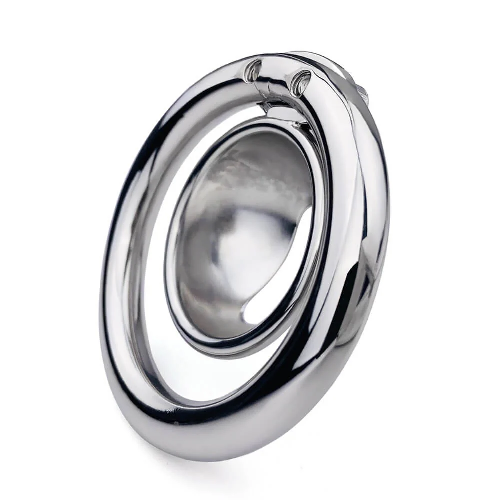 MINI Anti Slip Stainless Steel Chastity Device - Image 3