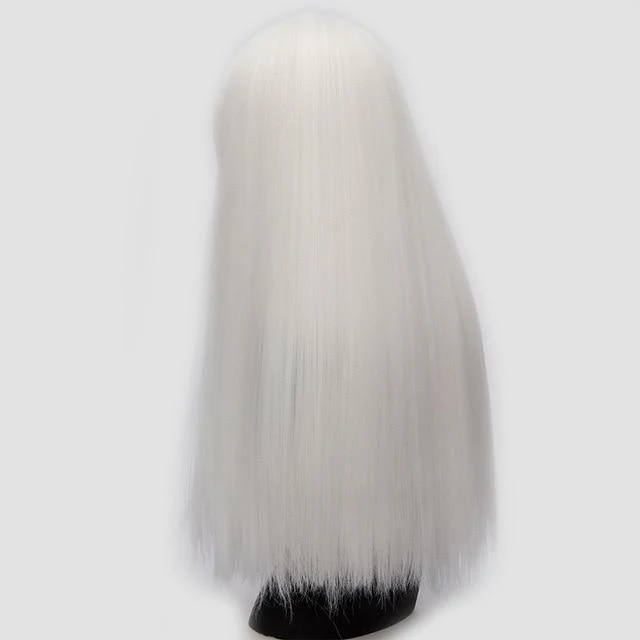 22 Inches Long Straight Wig with Bangs - Image 3