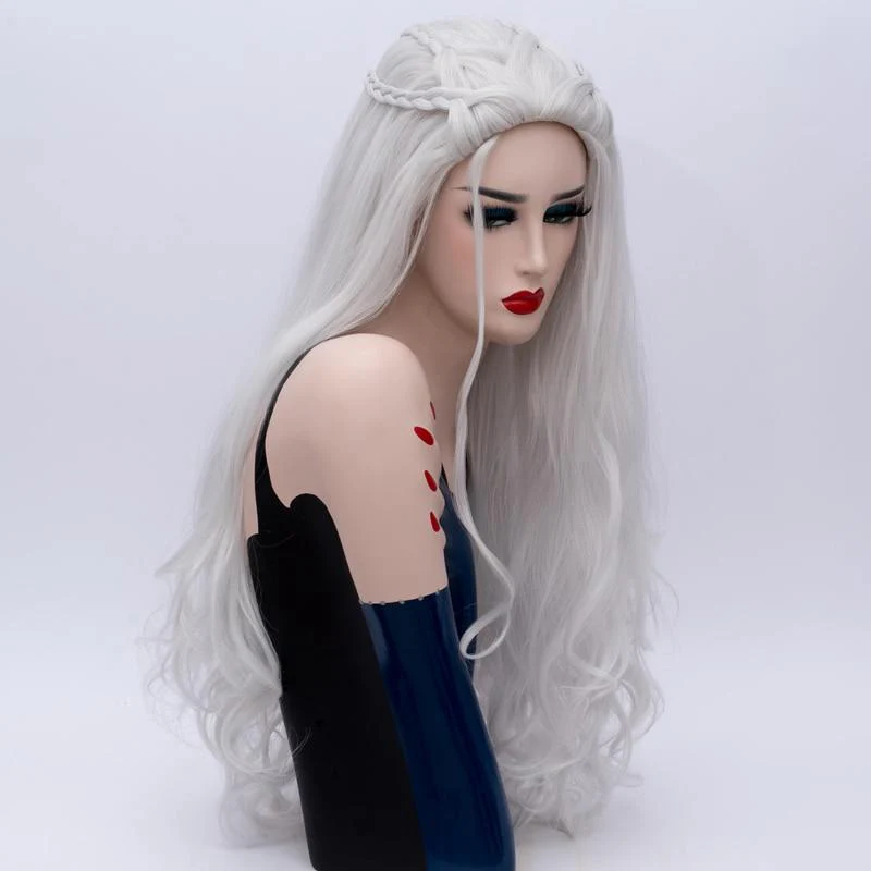26 Inches Long Curly Braided Wig - Image 6