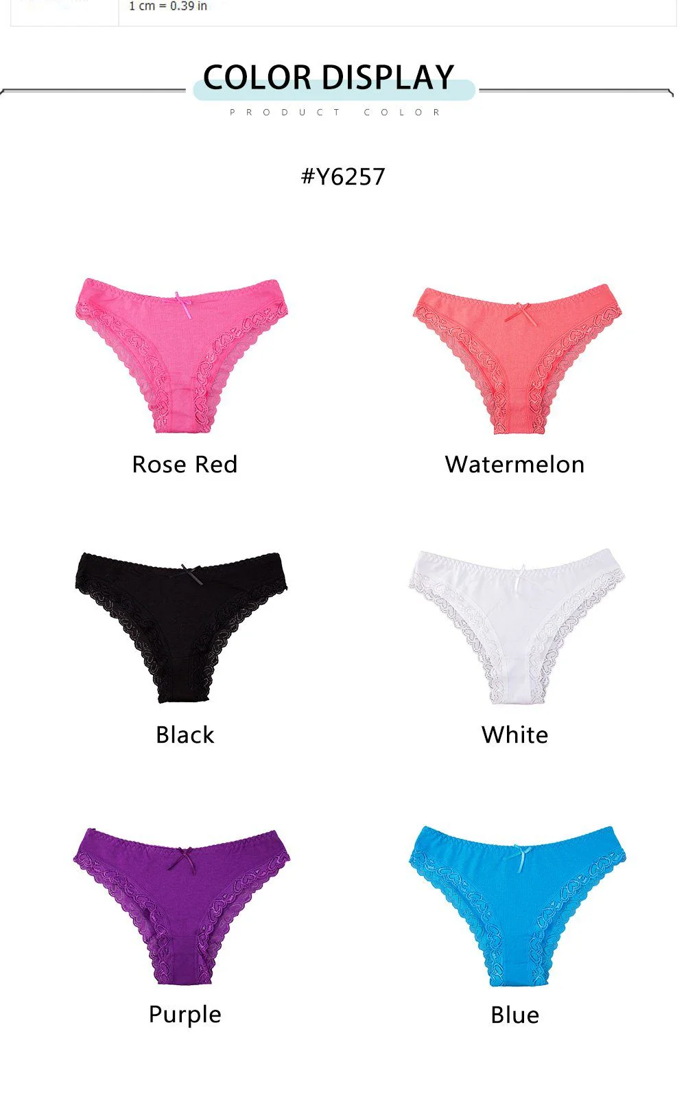 3 Pcs Sissy Lace Cotton Panties - Image 6