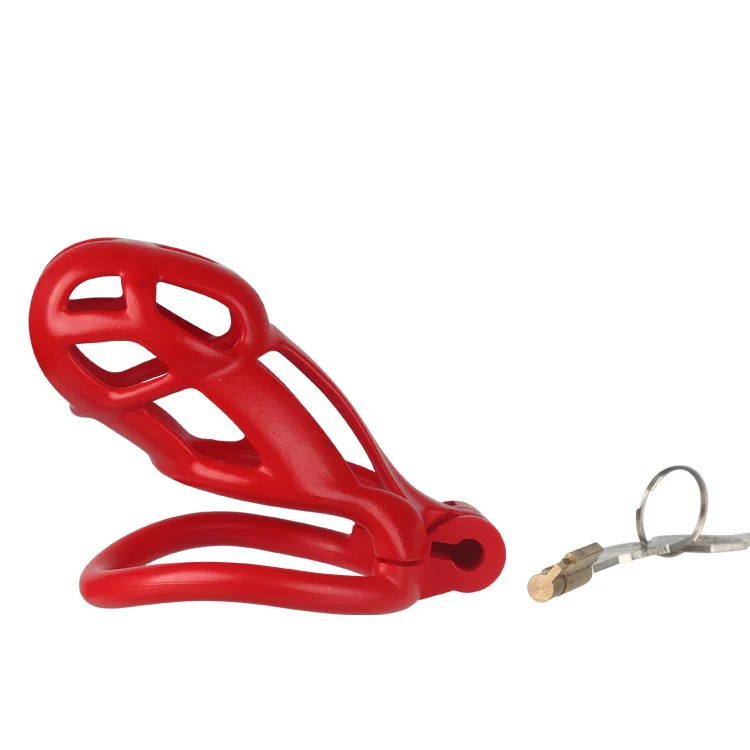 3D Cobra Male Chastity Cage with 4 Arc Rings - Image 6