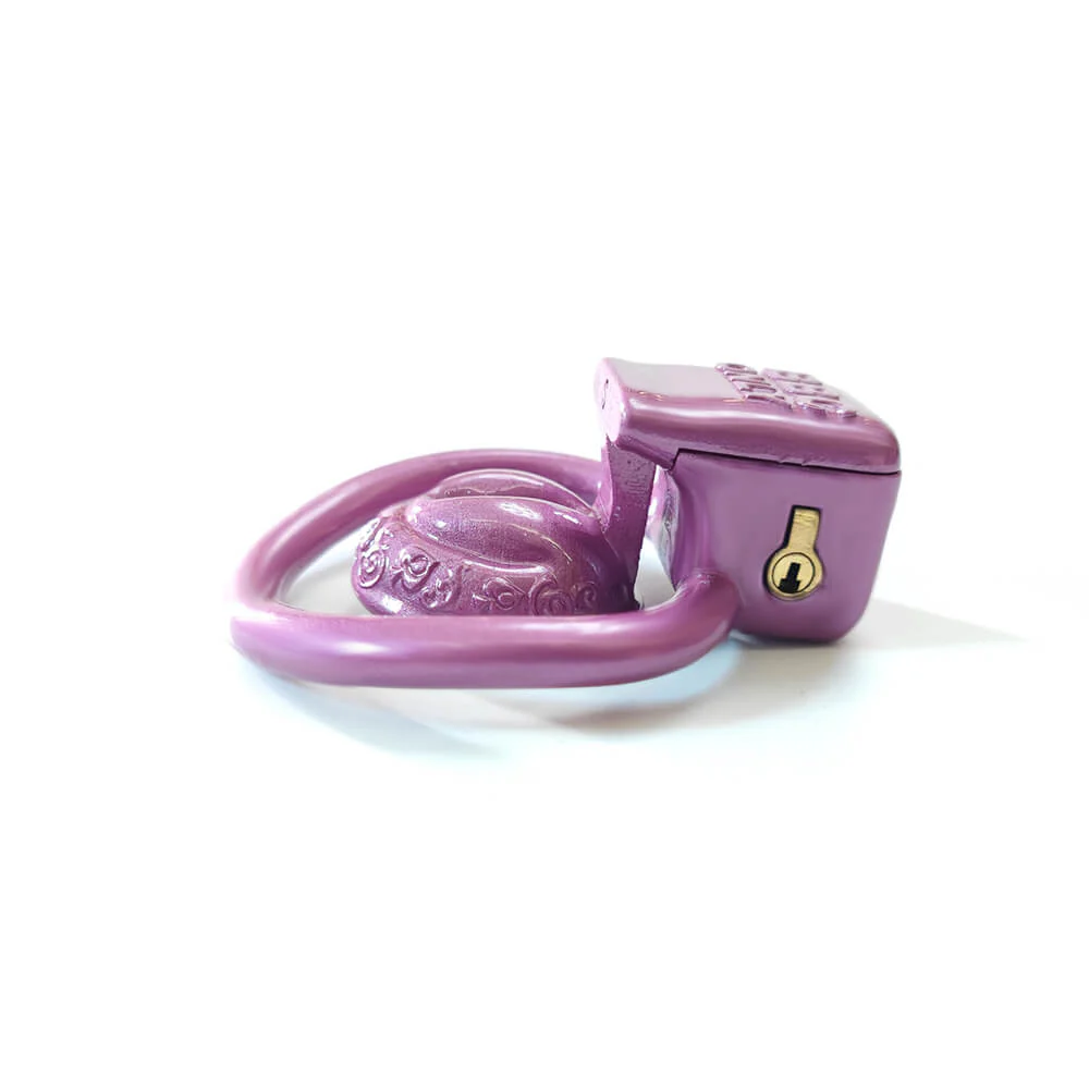 3D Super Small Sissy Vaginal Chastity Cage With 4Rings - Image 6