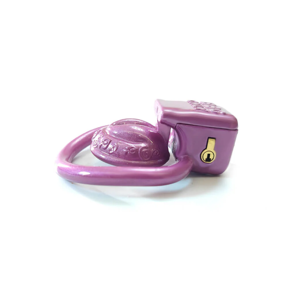 3D Super Small Sissy Vaginal Chastity Cage With 4Rings - Image 7