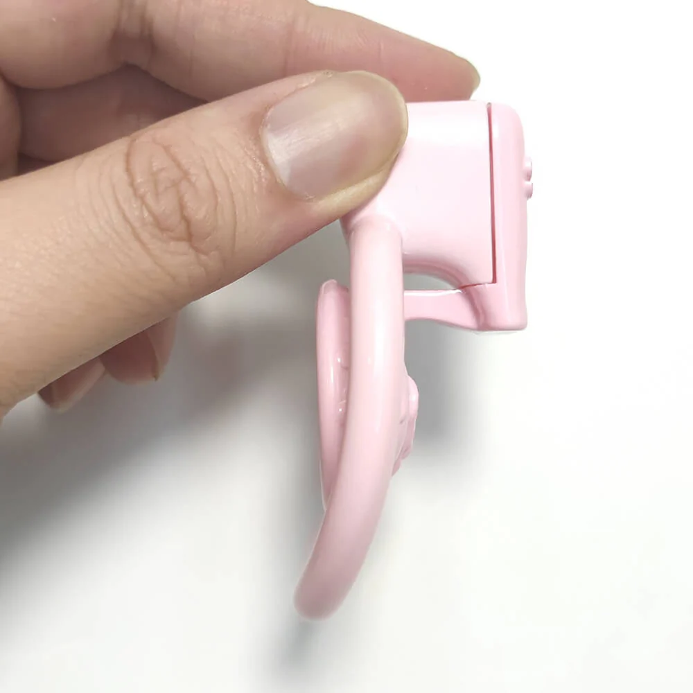 3D Super Small Sissy Vaginal Chastity Cage With 4Rings - Image 9