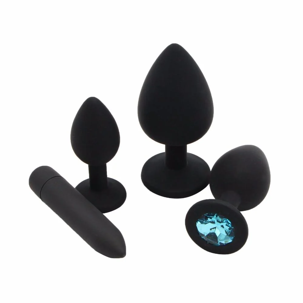 4 Pcs Sissy Butt Plug Set - Image 7