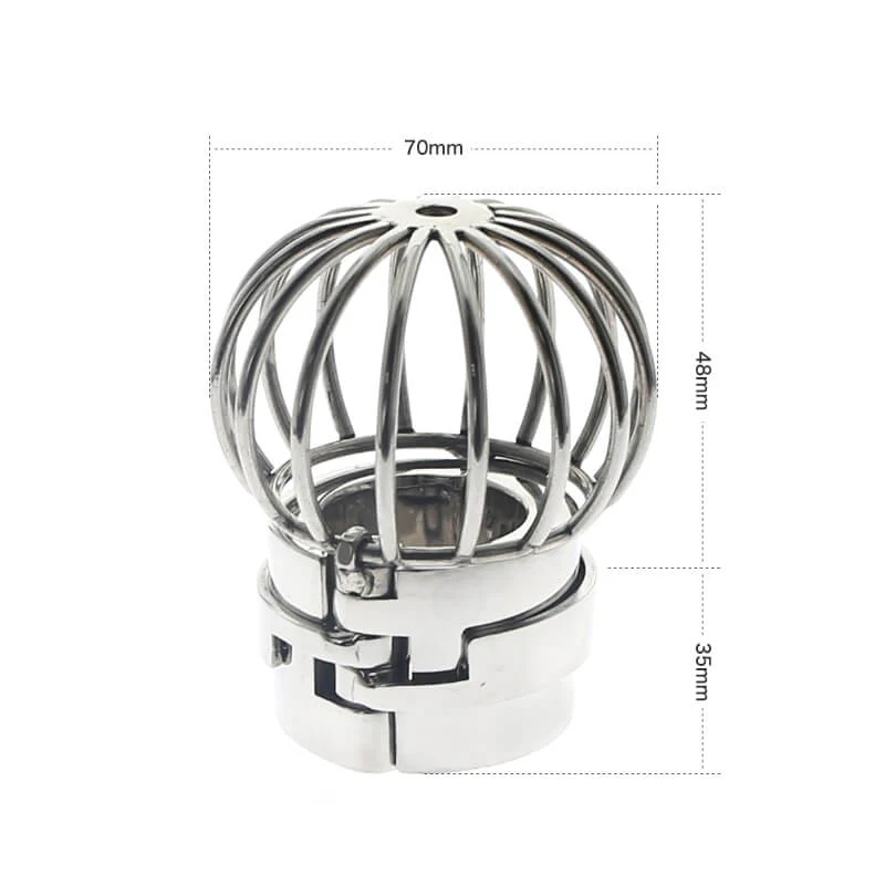 440g Ball Stretcher Net bag Lock Metal Scrotum Pendant Testis Cock Ring - Image 3