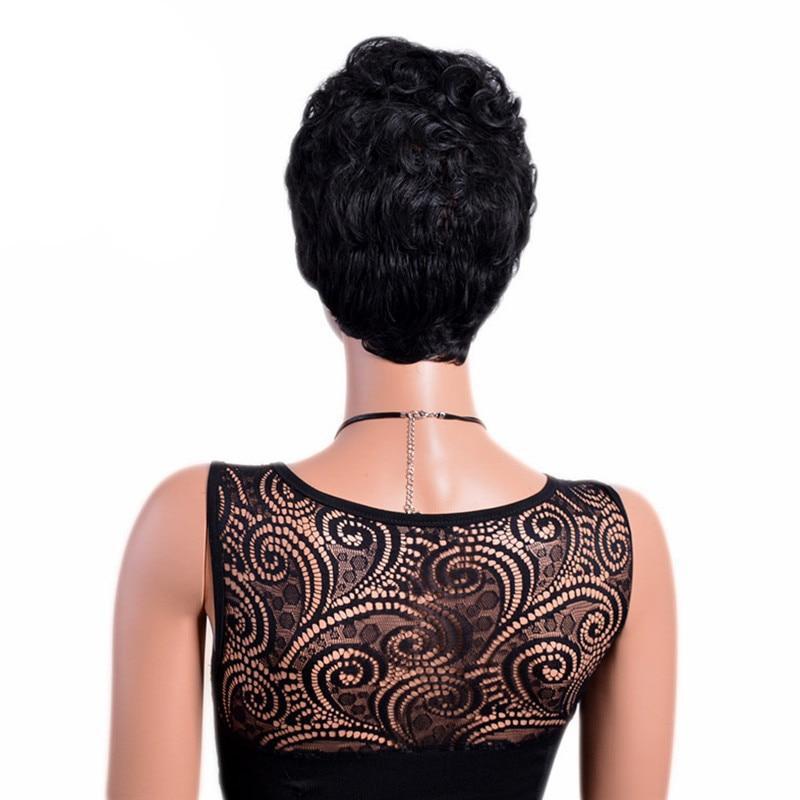 6 Inches Short Curly Wig with Lex - Image 3