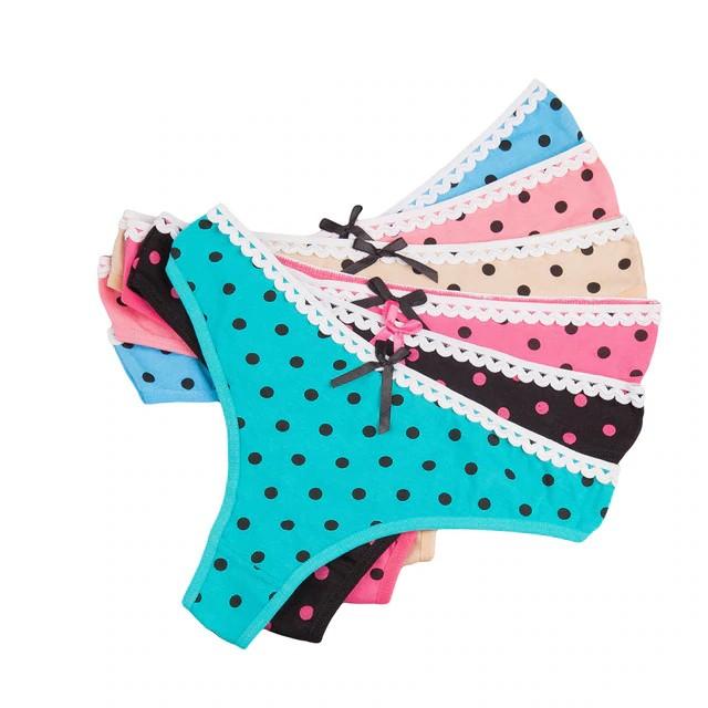 6 Pcs Floral G-string Thong Set - Image 2