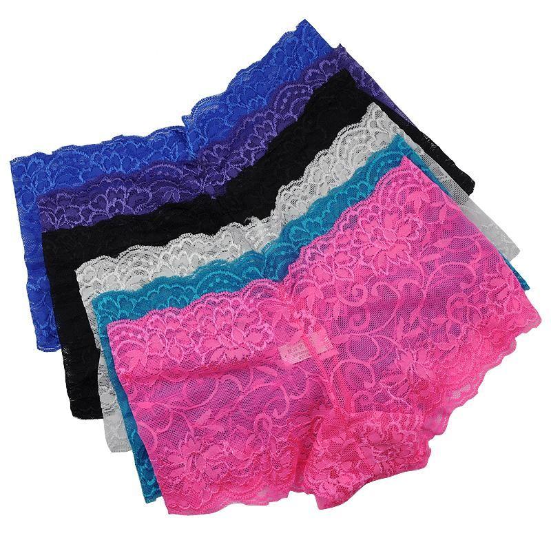 6 Pcs Lace Sissy Panties