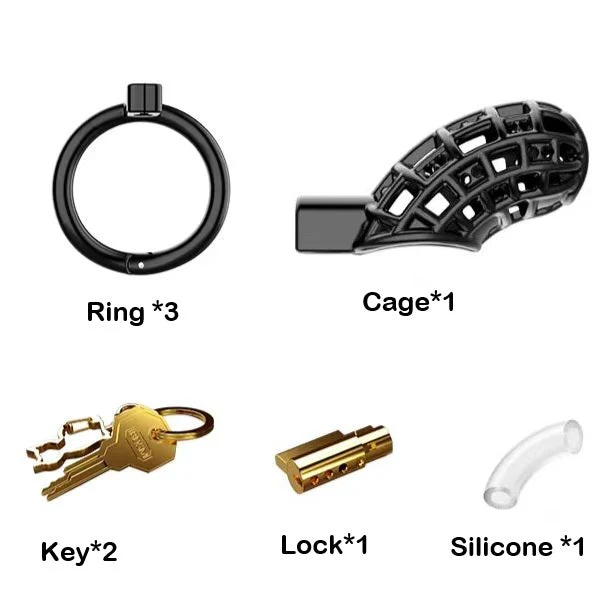 ABS Big Chastity Cage - Image 8
