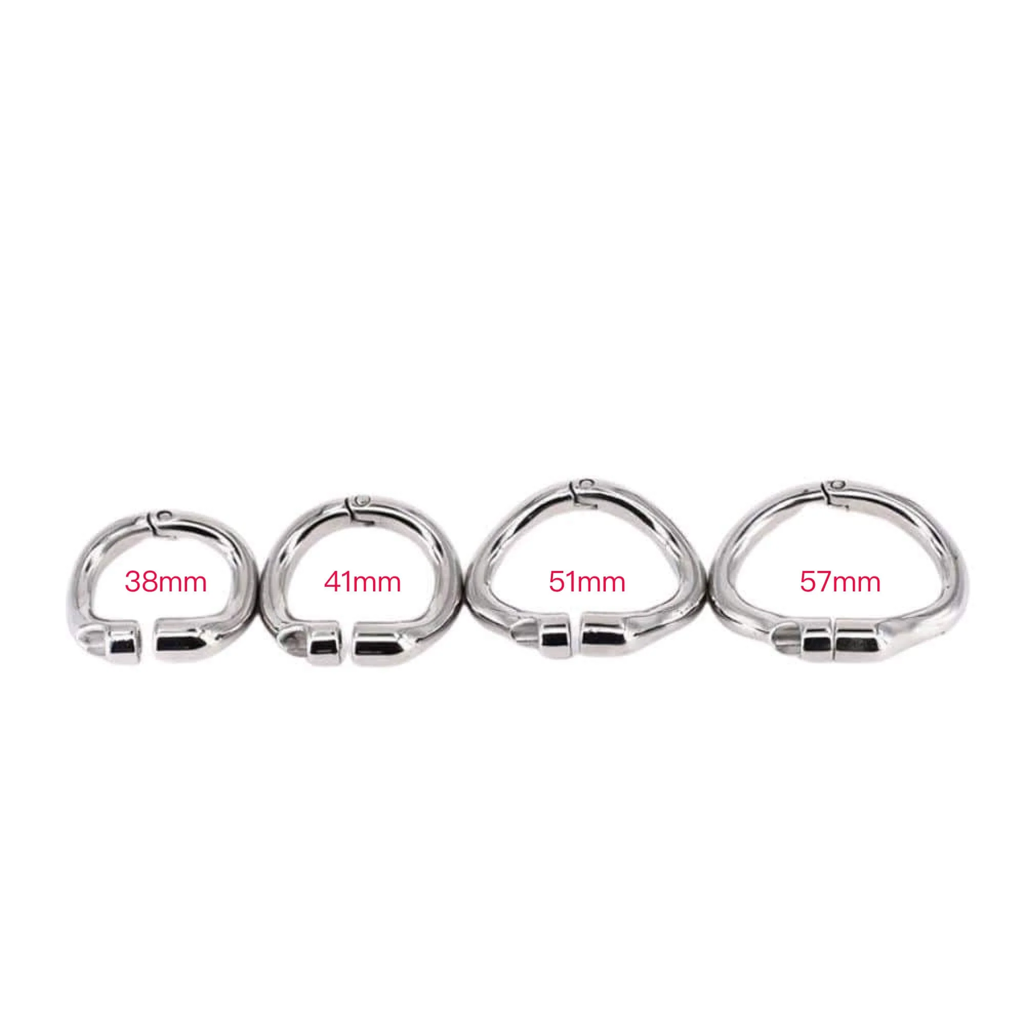 Hinged Cage Ring Accessory Ring for Not Getting Off Metal Chastity Device - Image 7