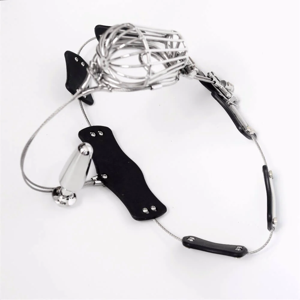 Adjustable Stainless Steel Male Chastity Belt - Image 3