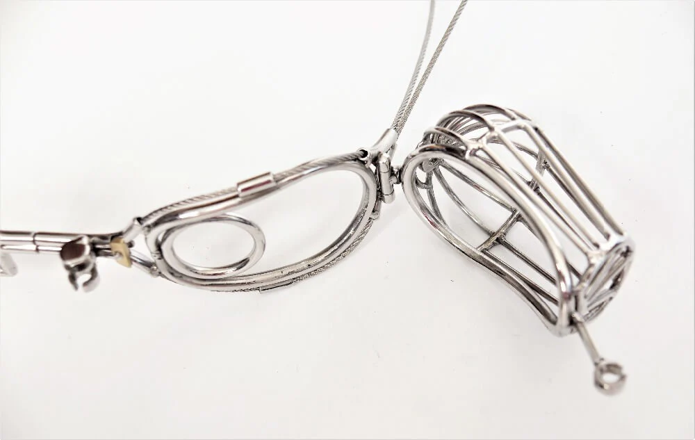 Adjustable Stainless Steel Male Chastity Belt - Image 6