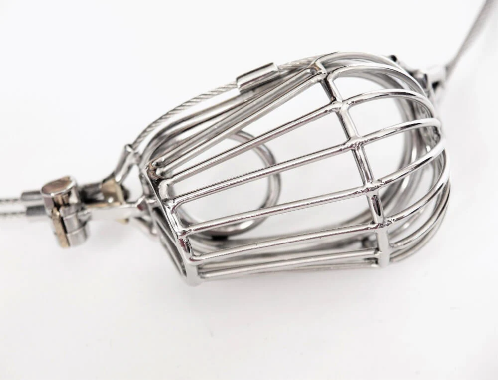 Adjustable Stainless Steel Male Chastity Belt - Image 7