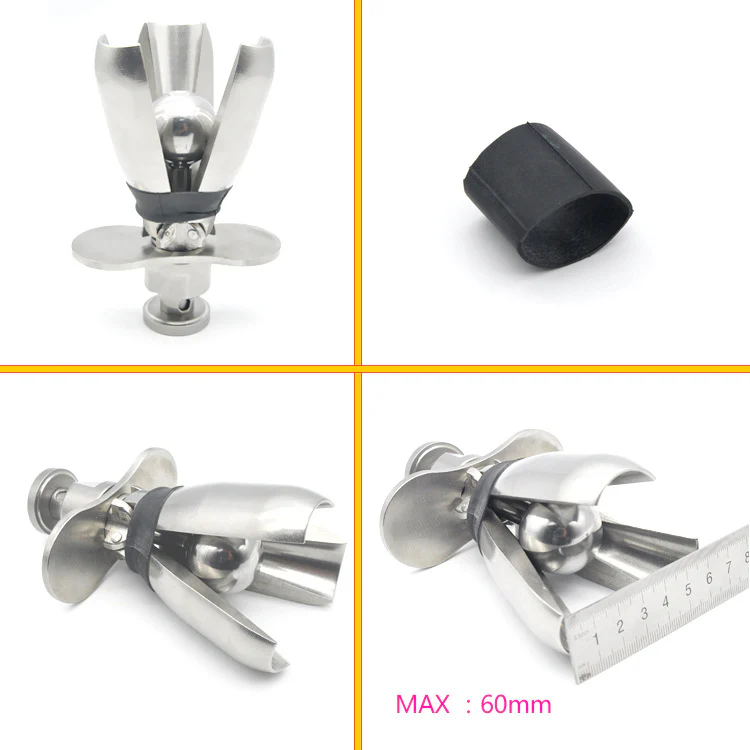 Metal Anal Expander Locking Butt Plug - Image 2