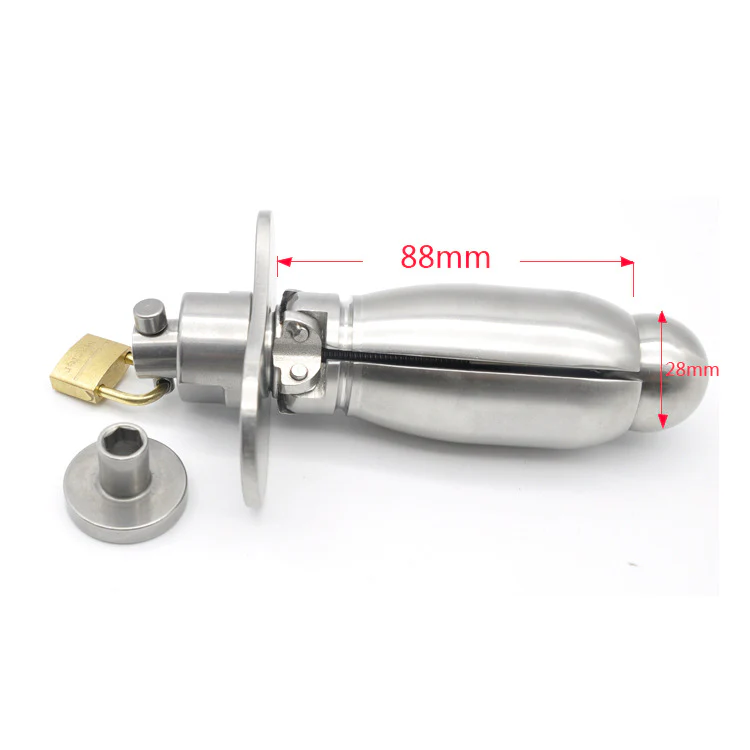 Metal Anal Expander Locking Butt Plug - Image 5