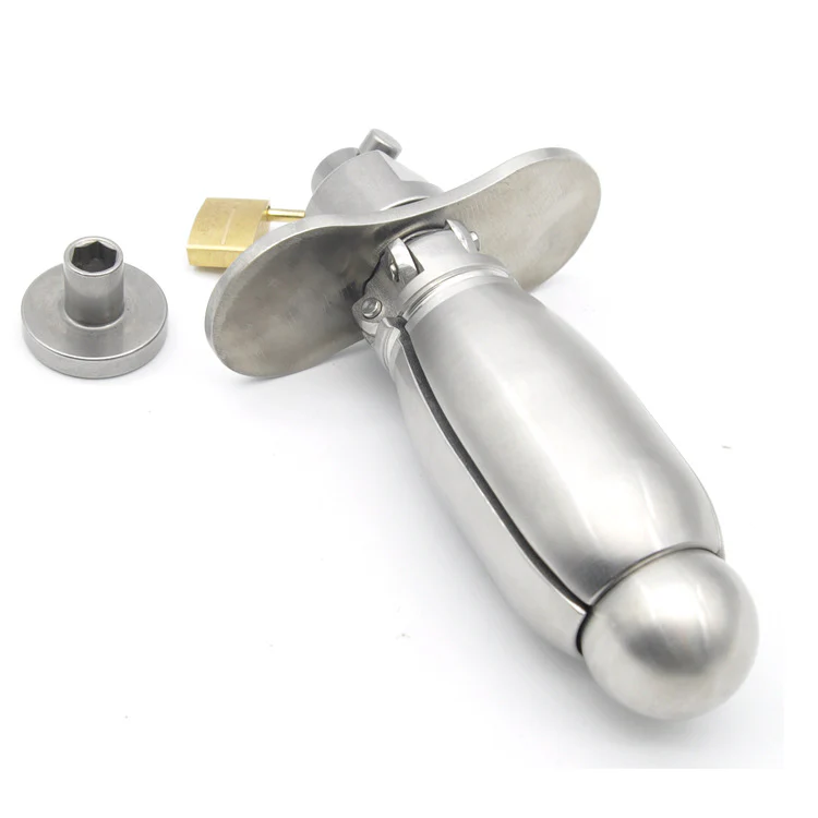 Metal Anal Expander Locking Butt Plug - Image 6