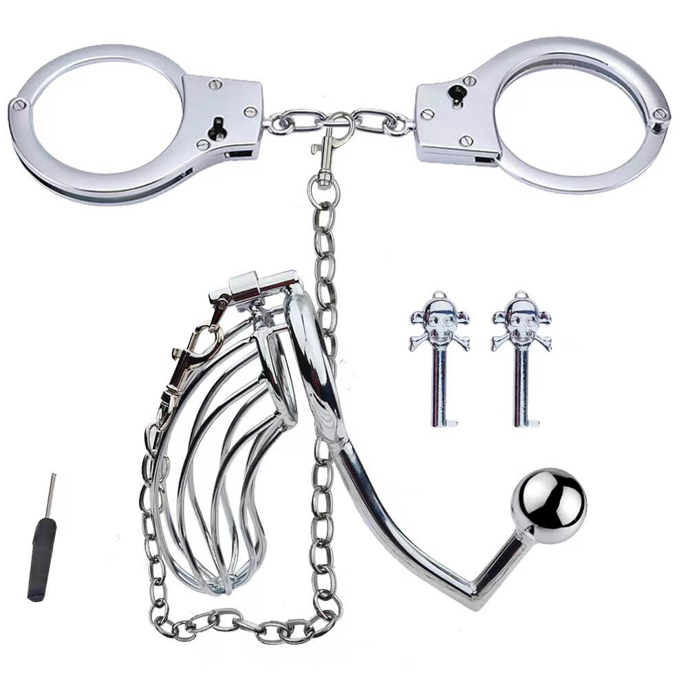 Anal Hook Set Ring Hook Banana Chastity Device - Image 7
