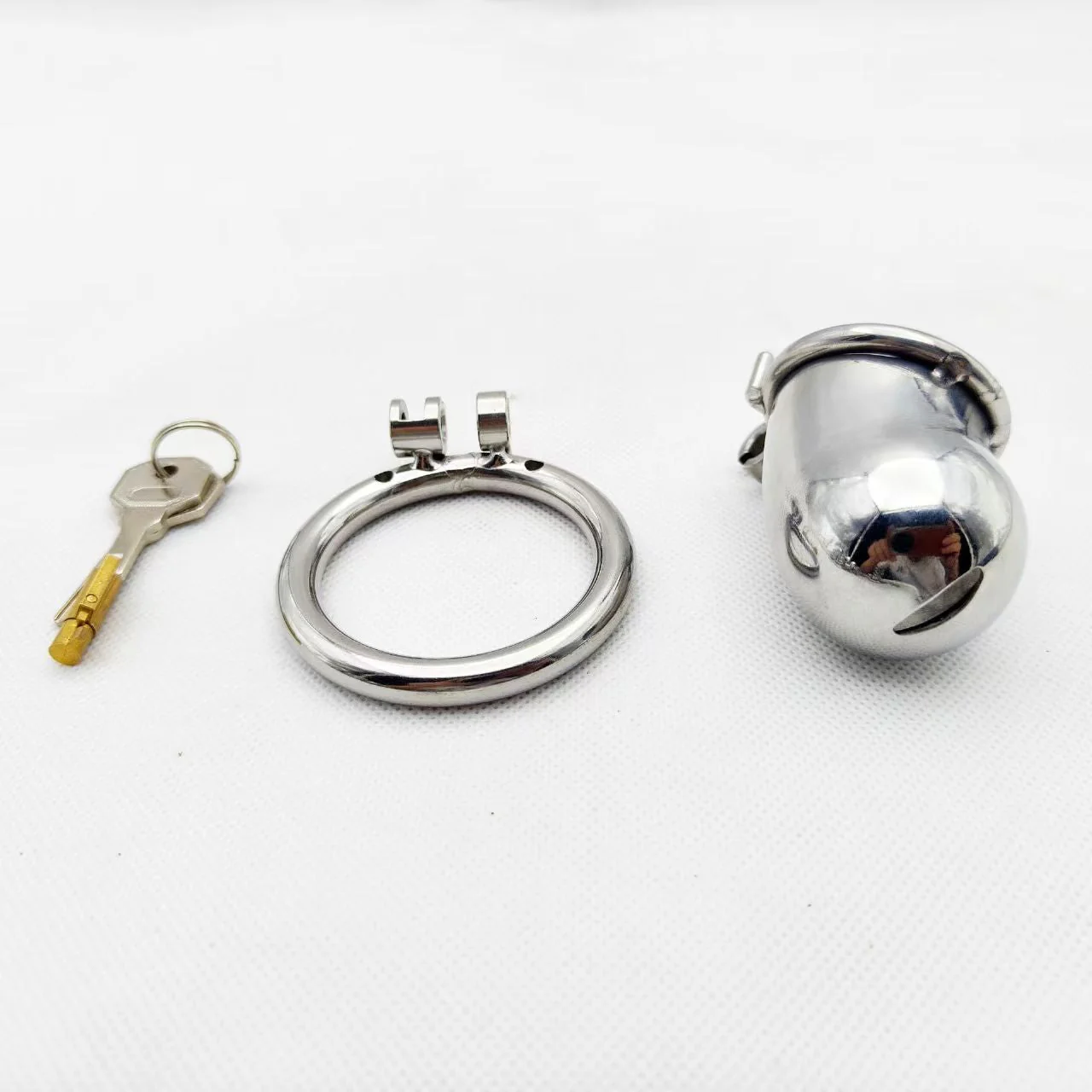 Anti-Escape Metal Chastity Cage - Image 6