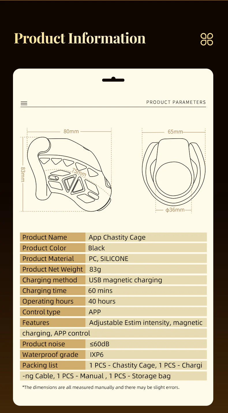 Locktober Cage - App Chastity Cage Remotely - Image 18