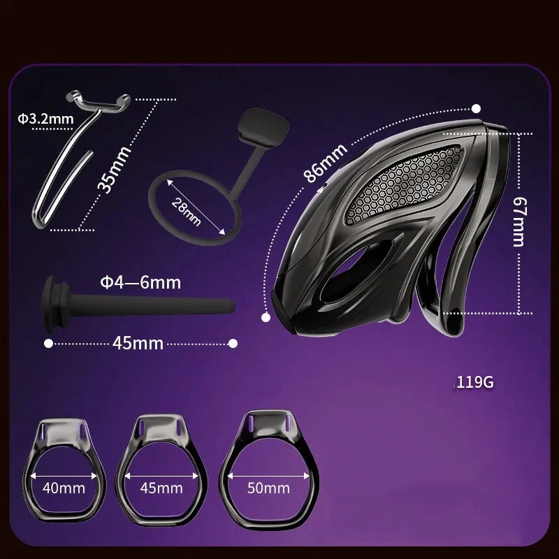 App Controlled Electric Shock Chastity Cage - Image 4