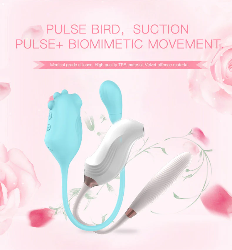 App Dildo Vibrator Pulse Bird Female Sucking Massager - Image 3