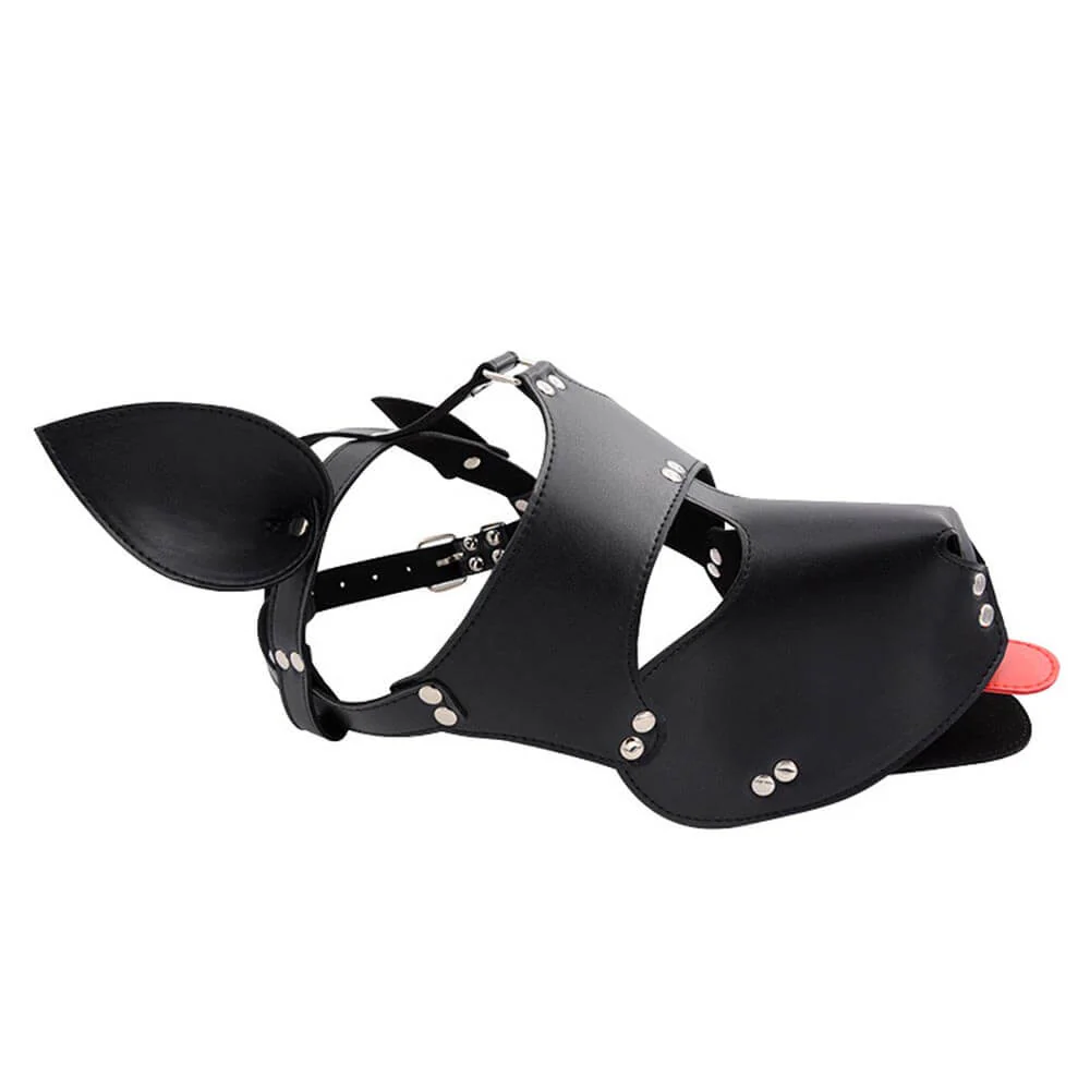 BDSM Head Bondage Dog Headgear Face Mask - Image 4