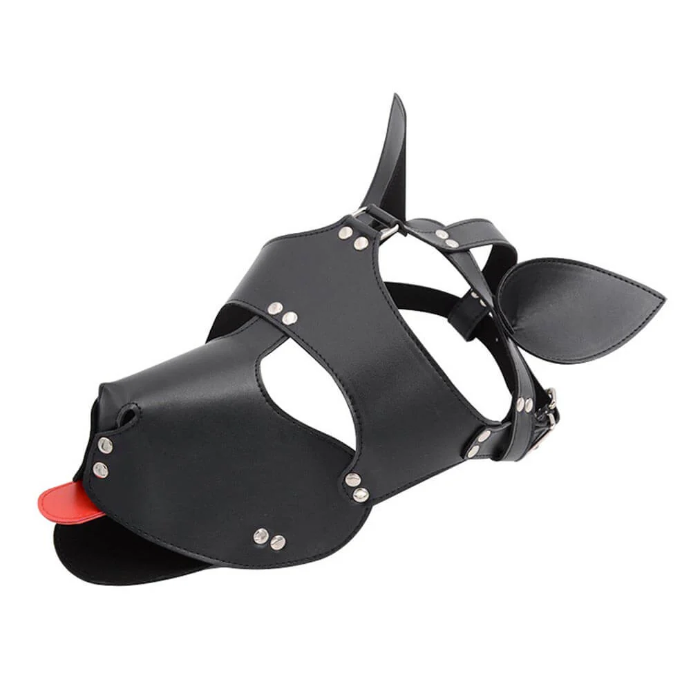 BDSM Head Bondage Dog Headgear Face Mask - Image 5