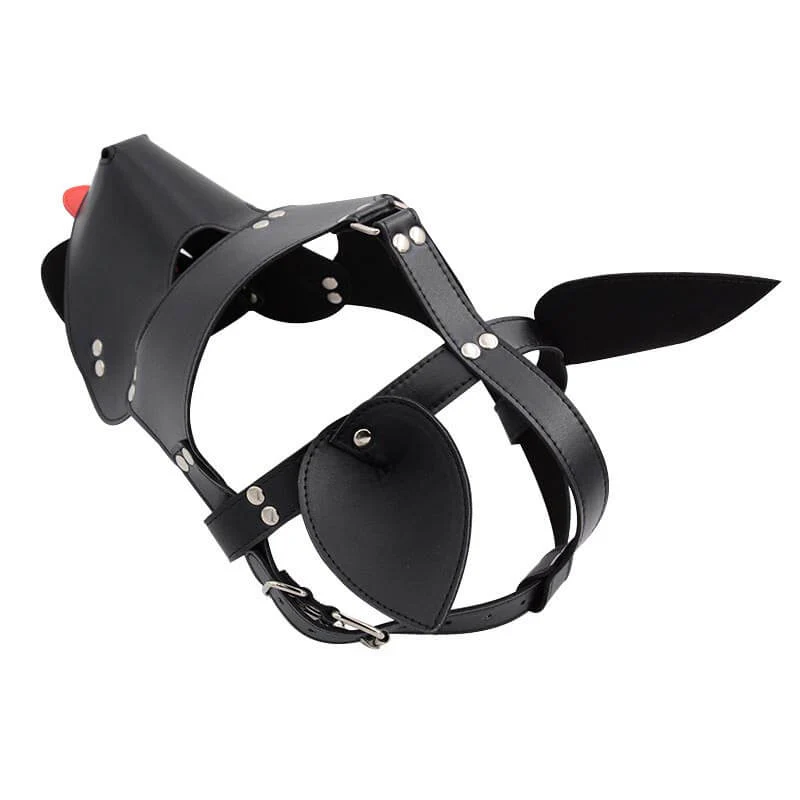 BDSM Head Bondage Dog Headgear Face Mask - Image 6
