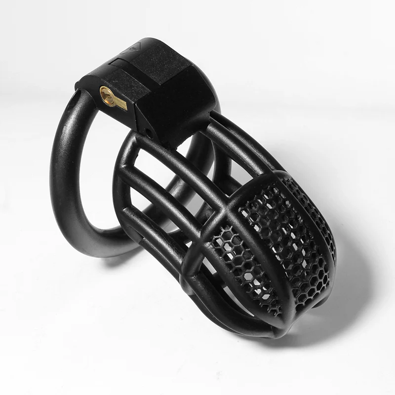 Honeycomb Chastity Device With 4 Ring - Image 5