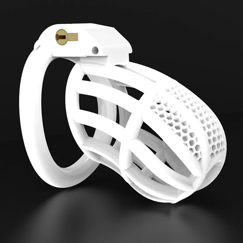 Honeycomb Chastity Device With 4 Ring - Image 6