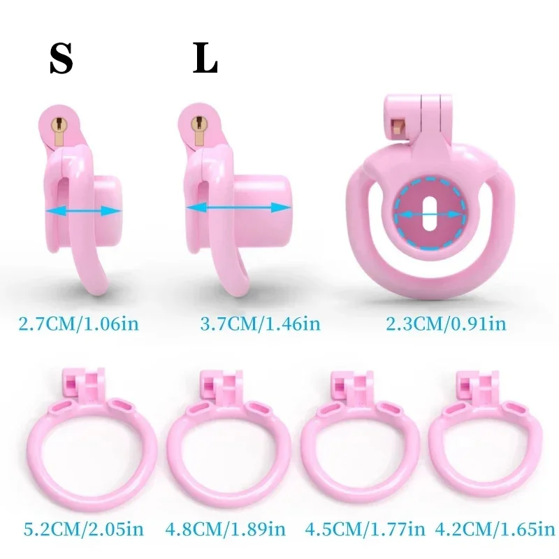 BDSM Sissy Slave Inverted Male Chastity Cage - Image 4