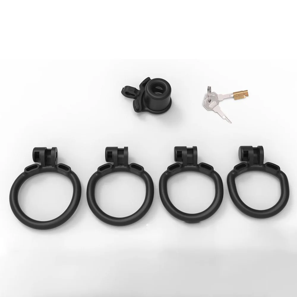 BDSM Sissy Slave Inverted Male Chastity Cage - Image 9