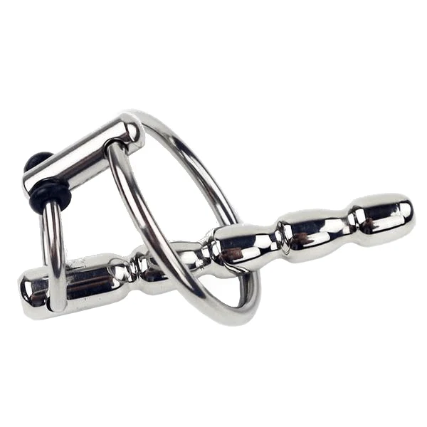 Beaded Dual-Ring Hollow Urethral Sound - Image 4