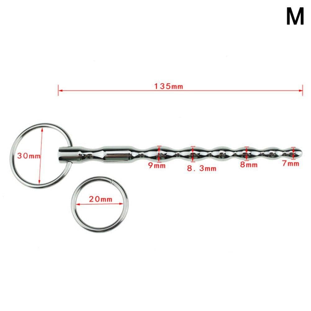 Beaded Prince Wand With Cock Ring 5.12 Inches to 5.31 Inches Long - Image 15