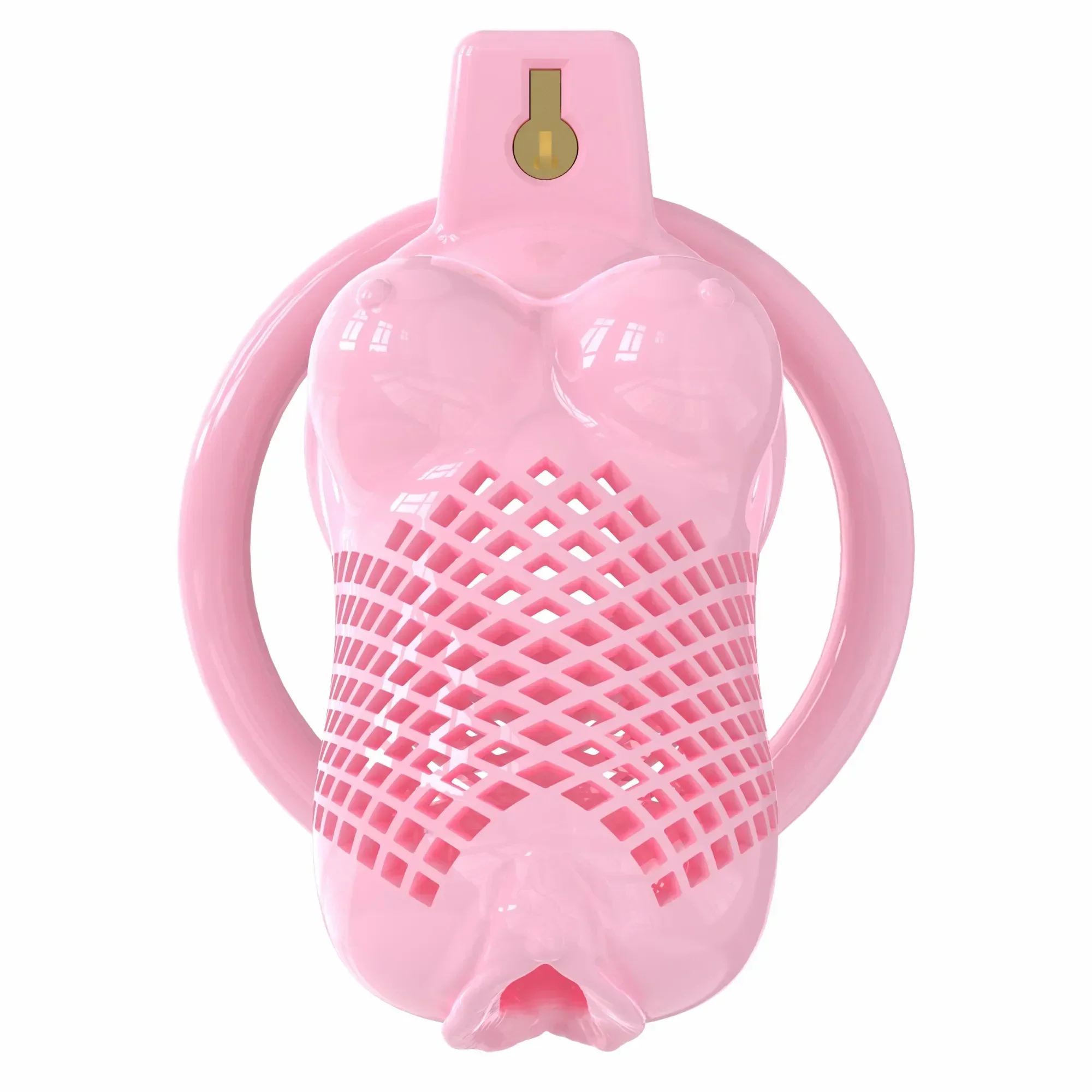 BIG BOOBS Male Chastity Cage - Image 6