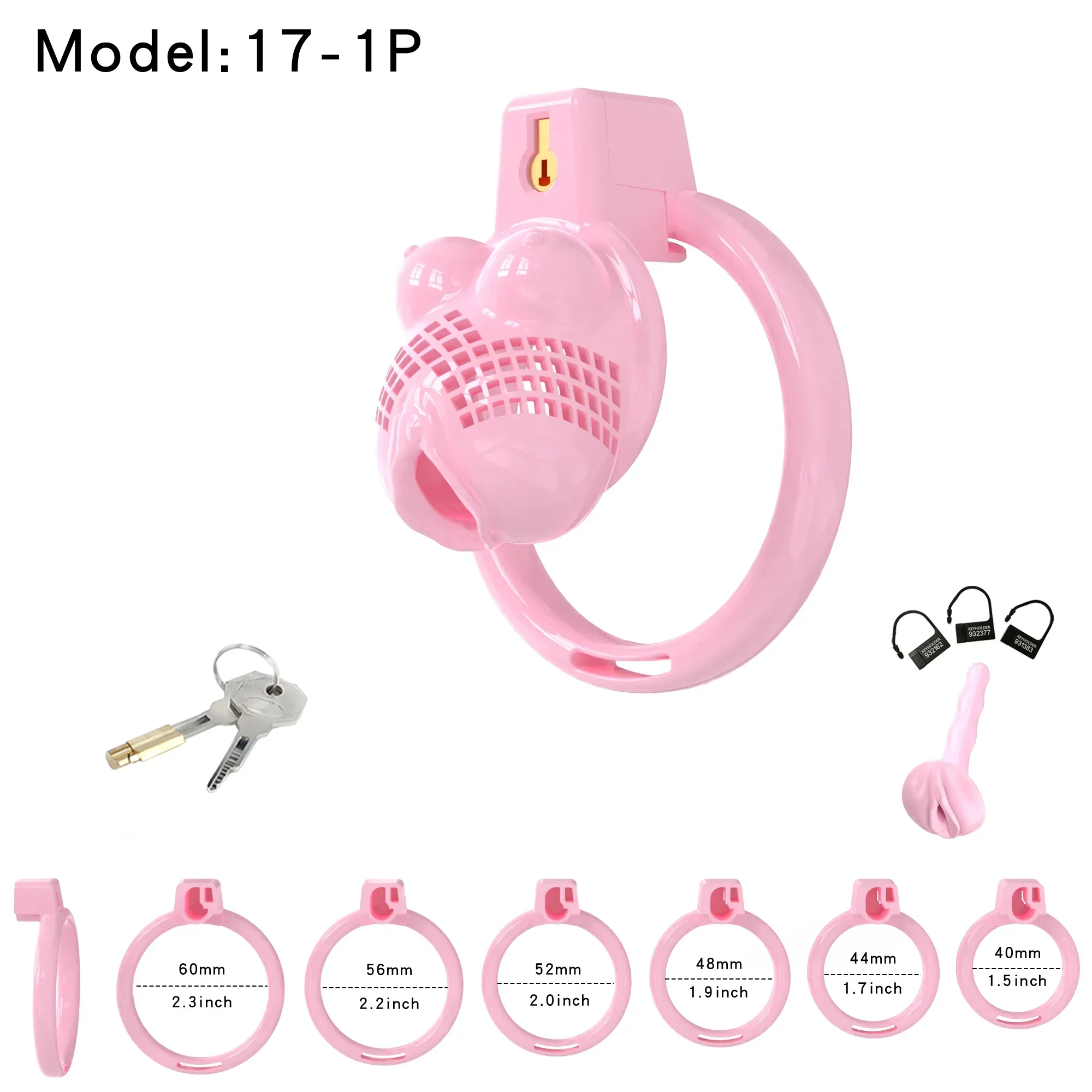 BIG BOOBS Male Chastity Cage - Image 8
