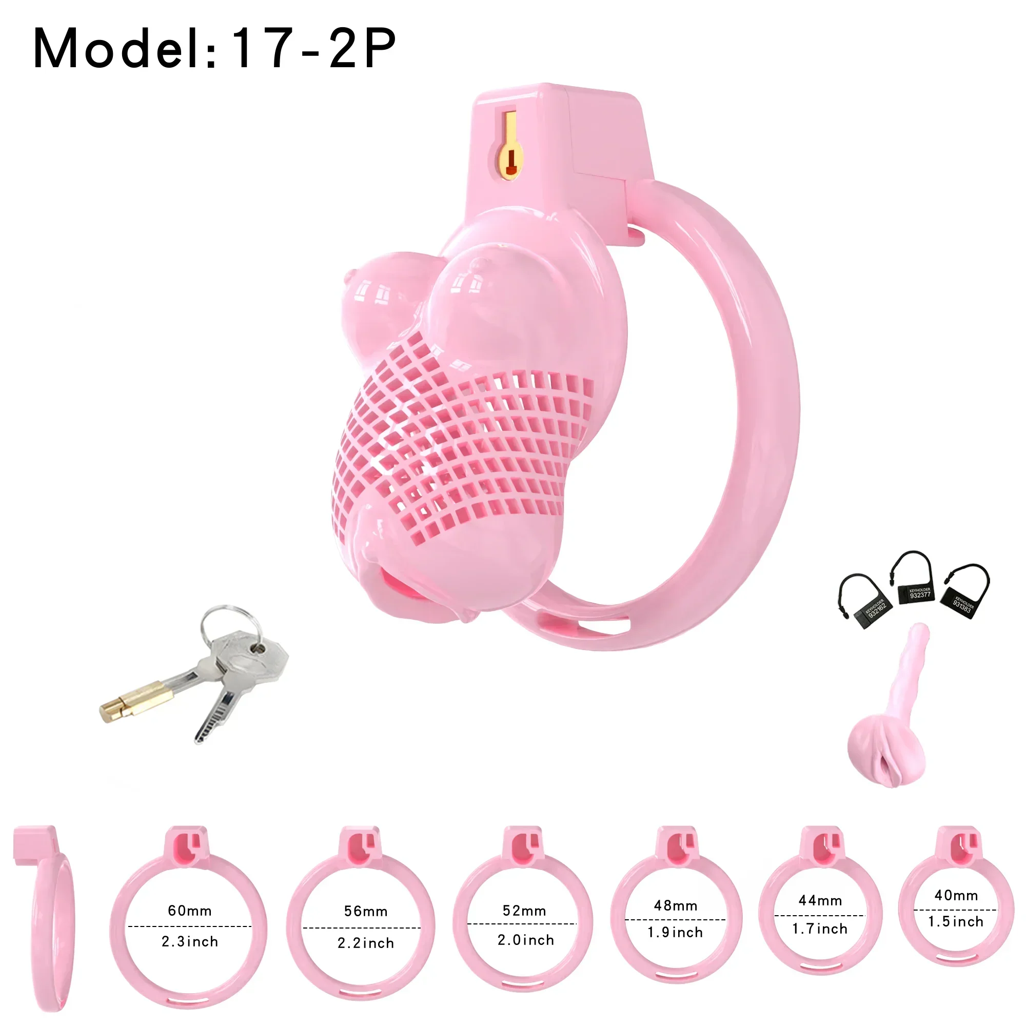 BIG BOOBS Male Chastity Cage - Image 9