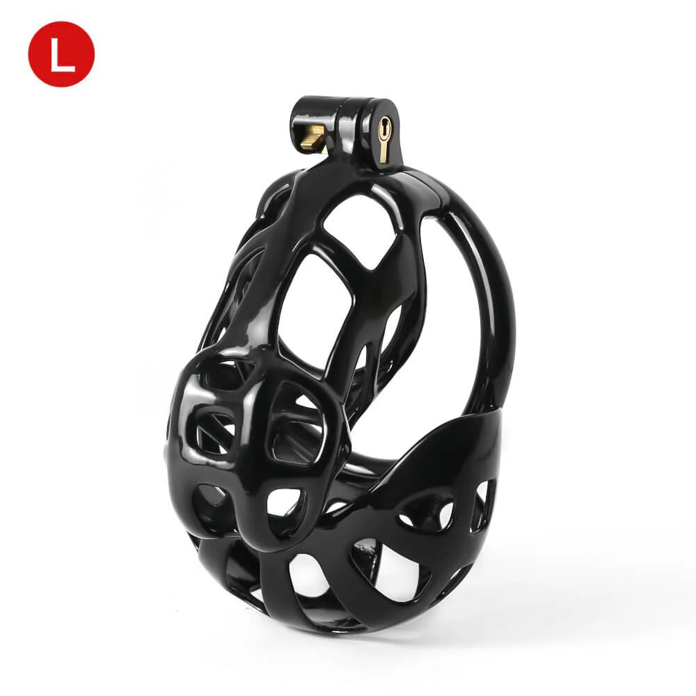 Black Mamba Chastity Cage With Balls Cage - Image 5